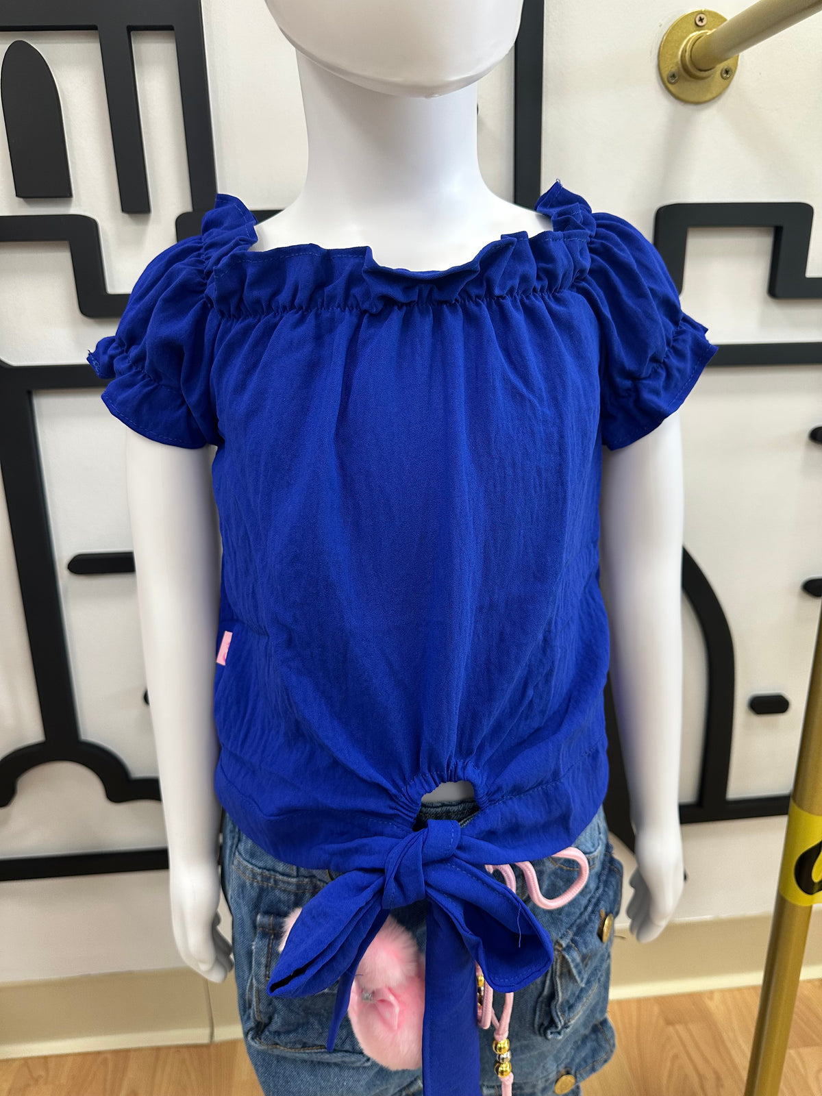 CK-Blusa Azul
