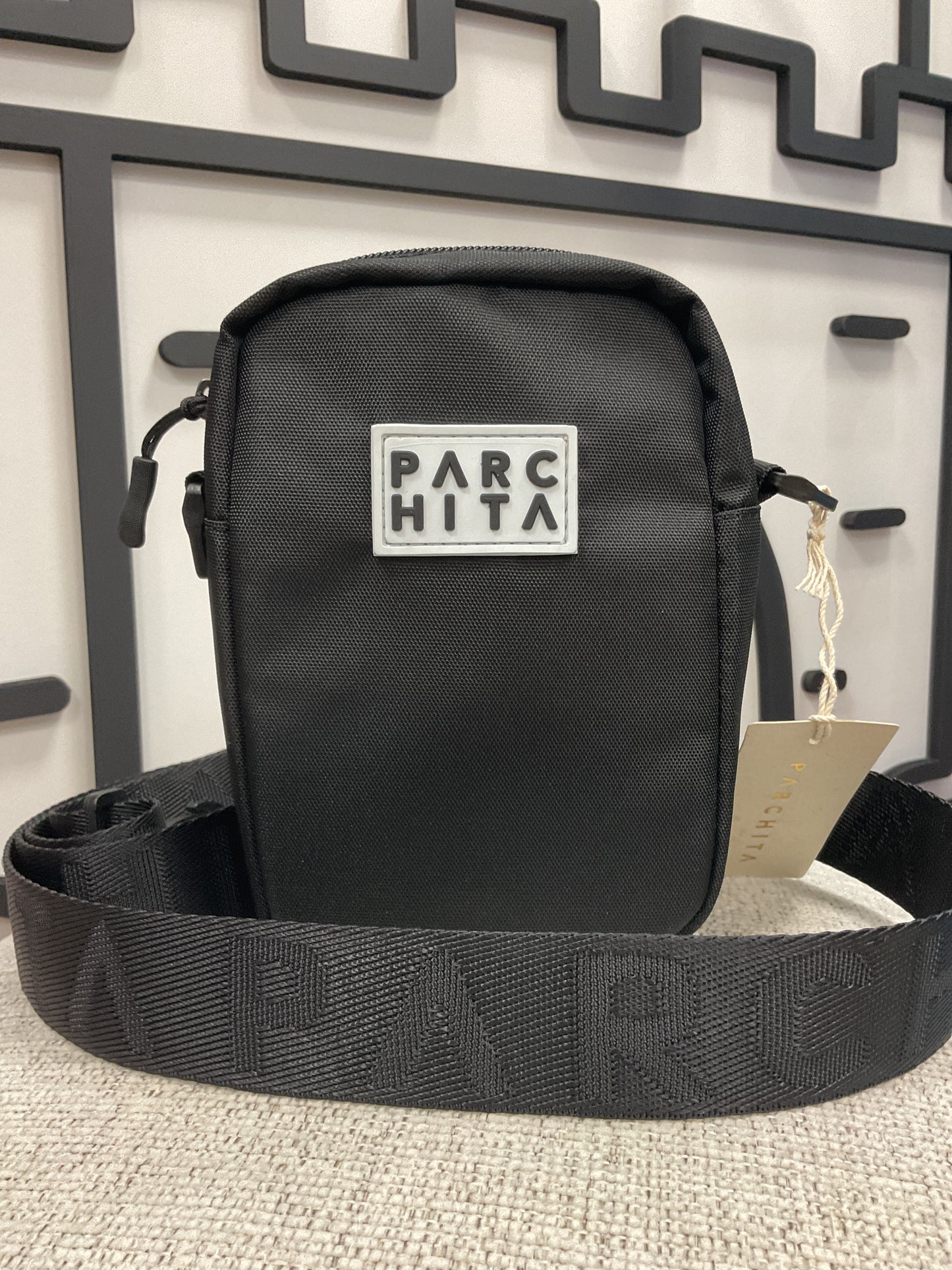 Parchita Bandolera Mini Bag Negra