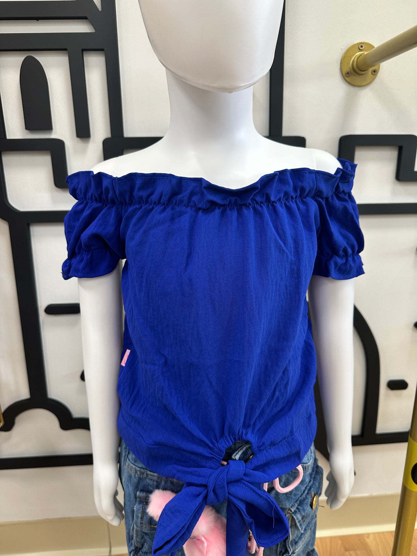 CK-Blusa Azul