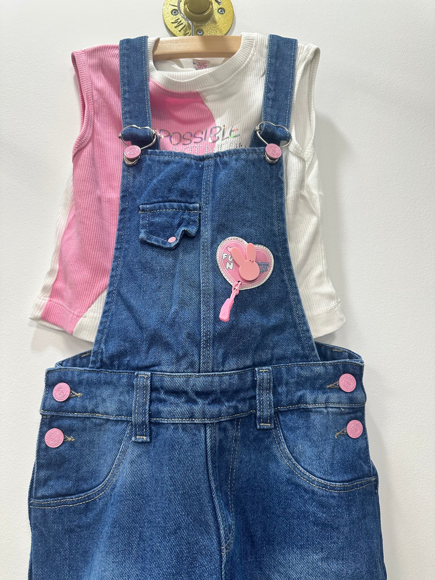 Oki-Conjunto Mameluco Bunny