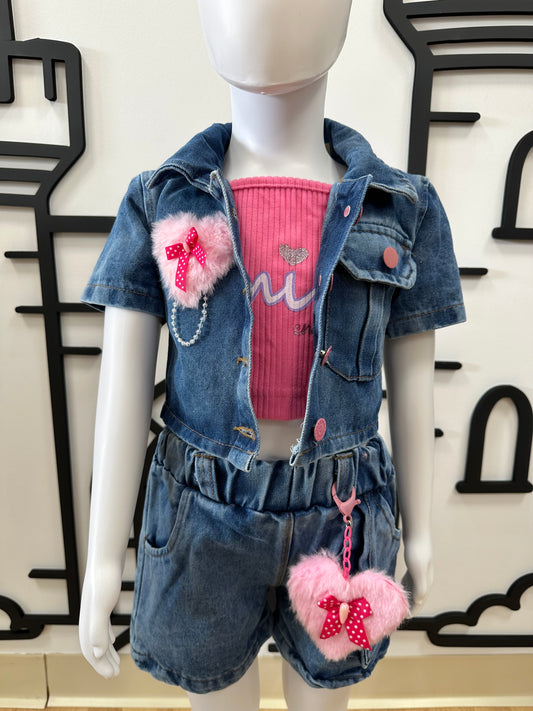 E-Conjunto Jeans Smile