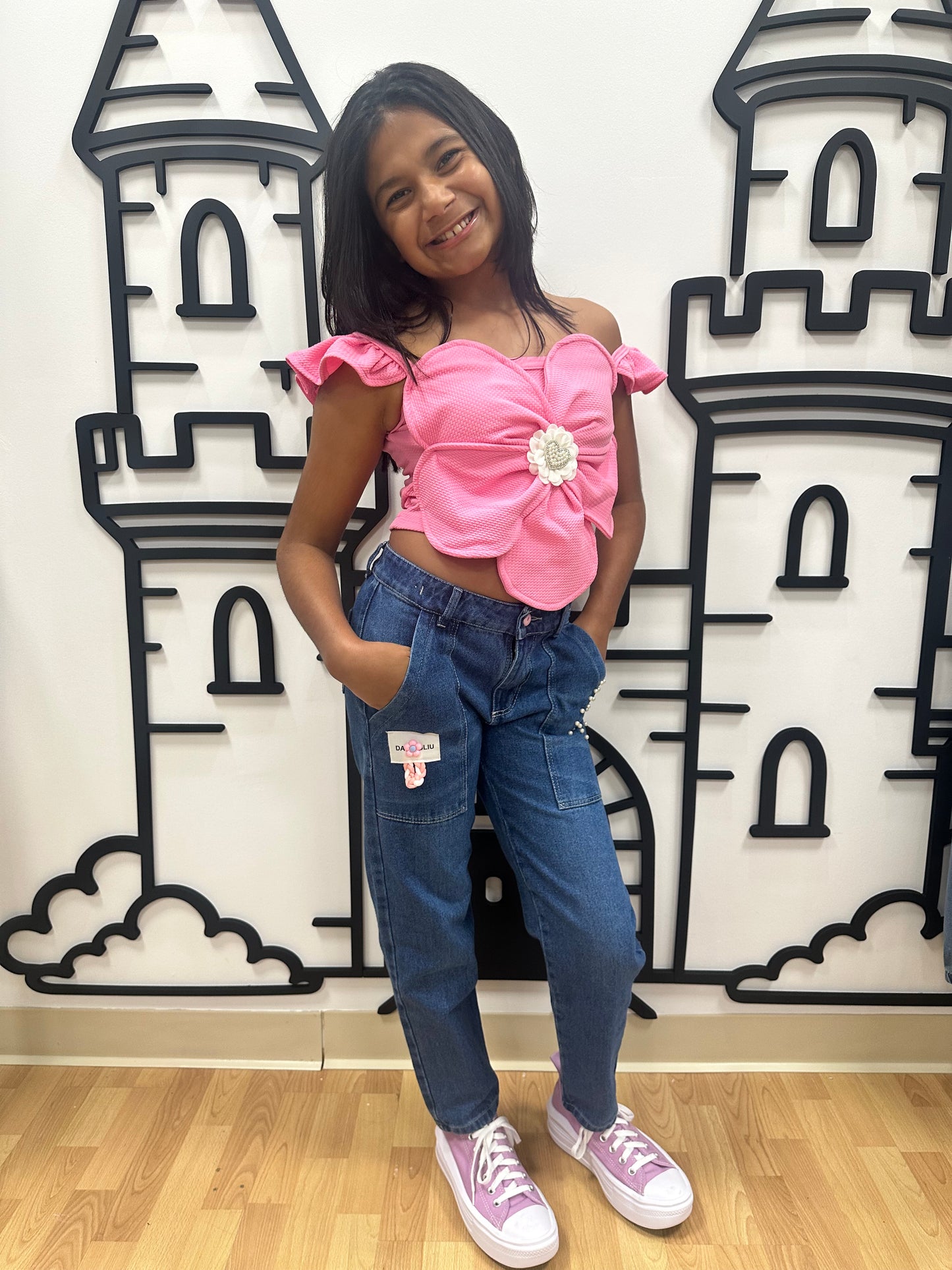 CK-Pantalón Perla Oscuro